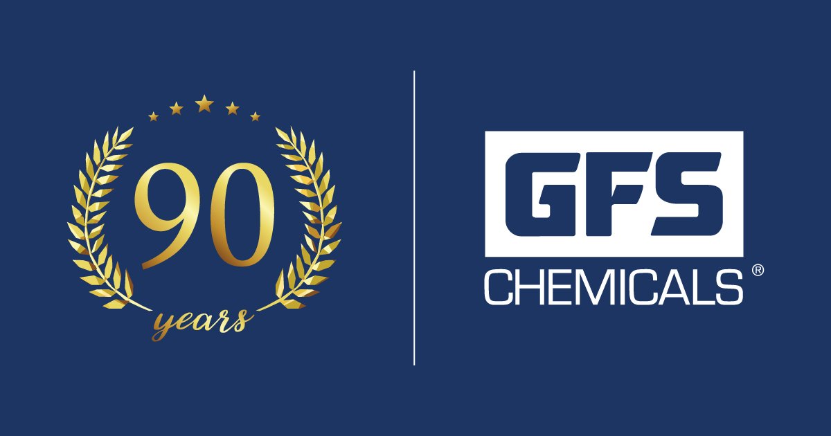 GFSchemicals's tweet photo. GFS became an ISO 9001 certified in the 90's and maintains that status to this day. #GFS90 https://t.co/QwsGWl2lOP