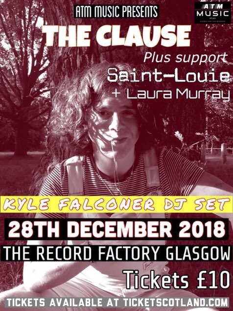 Last Gig of the year Tonight!!! Hope everyone one has had a great Xmas! Thanks for all the support this year! Bring on 2019!

<a href="/KyleFrancisFalc/">Kyle Falconer</a> 
@theclausebrum 
<a href="/ATMMusic3/">ATM Music⚫️⚪️🔴</a>