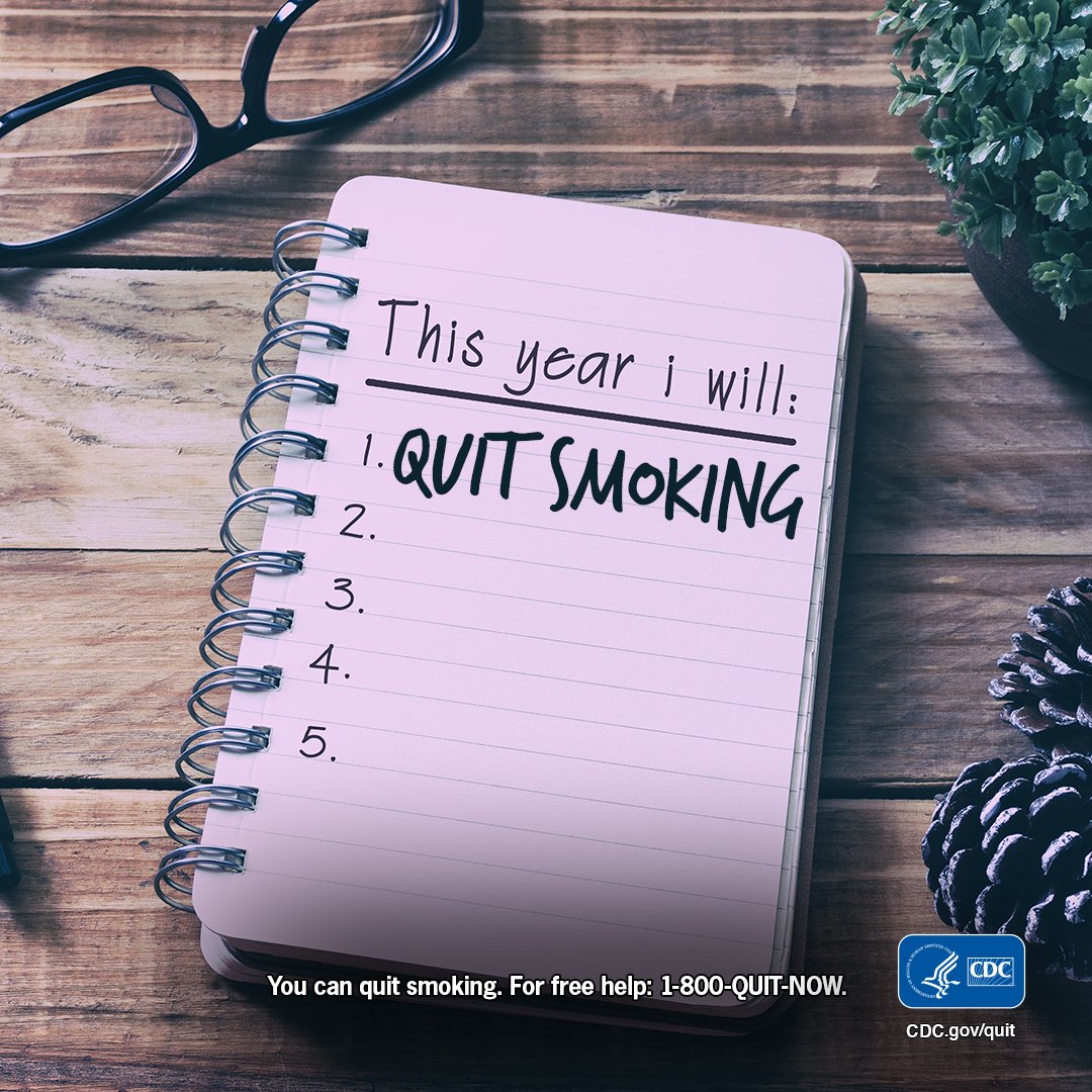 CDC Tobacco Free on Twitter "Make 2019 the year you quit smoking for