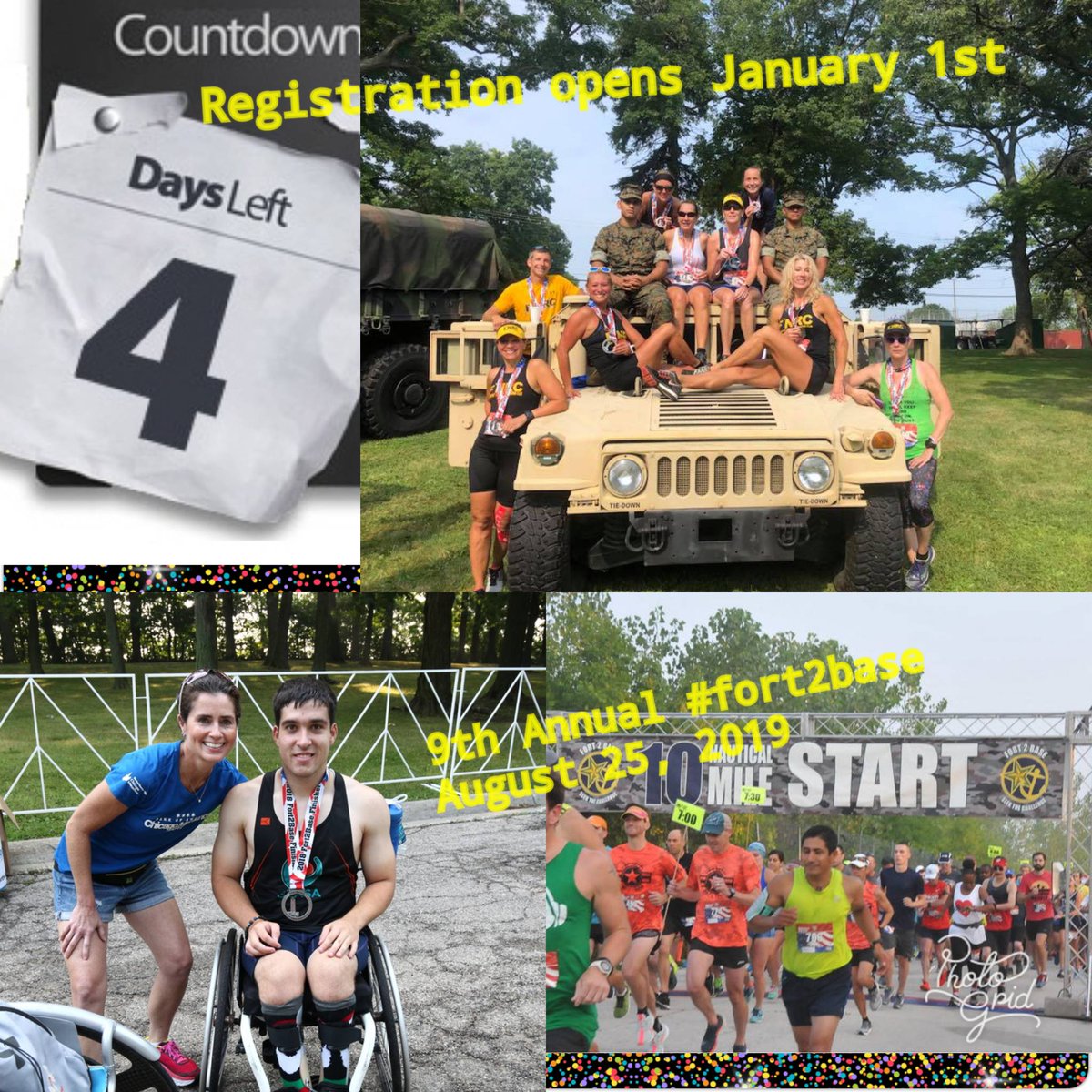 You know you want to be a part of the fun! #Fort2Base August 25, 2019