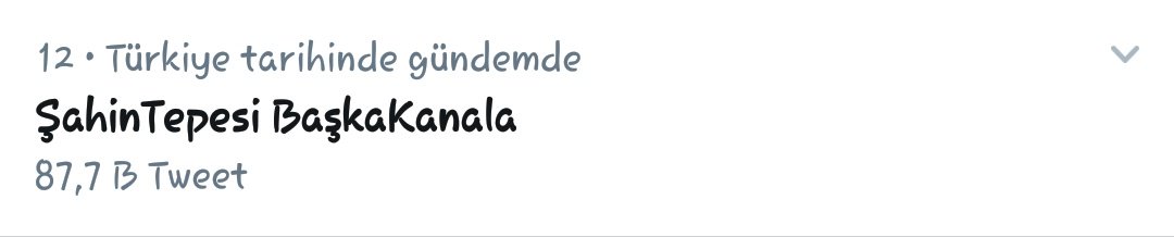 ŞahinTepesi BaşkaKanala