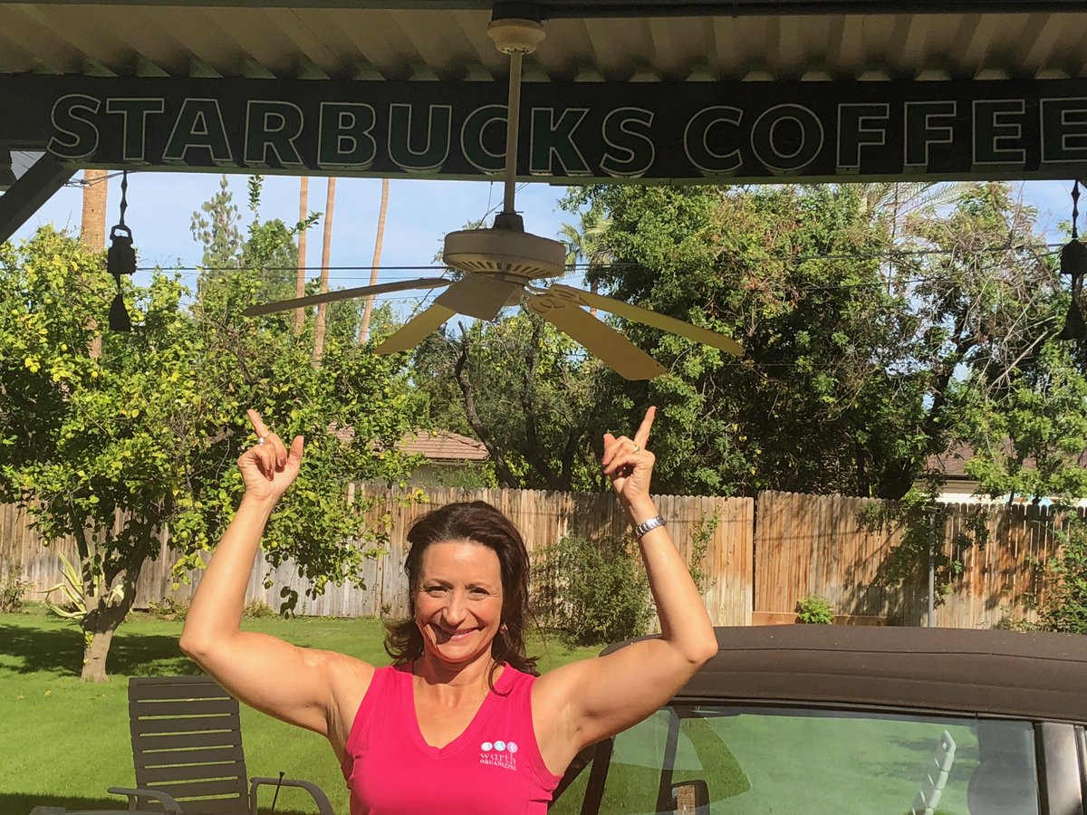 WurthOrganizing's tweet photo. Serious @Starbucks score of the century! Tif and I were at a client's house who acquired a full set of Starbucks coffee lettering from a closed location disposing of it. Love how it lights up at night overlooking the backyard. 
#WurthOrganizing #WeLoveCoffee #PatioDesign https://t.co/akibksqyqF