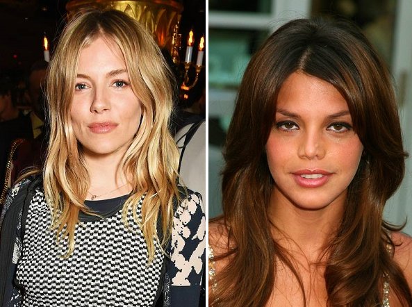   HAPPY BIRTHDAY !  Sienna Miller and Vanessa Ferlito 