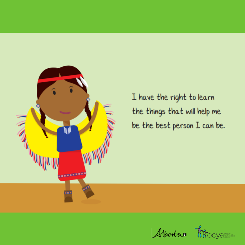 AlbertaOCYA's tweet photo. Maintaining connections to their culture is important to help children and youth in care fully develop their identity. #RightToAnIdentity #UNCRC #OCYA https://t.co/J7KouA64f6