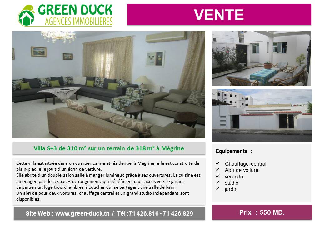 GreenDuckImmo's tweet photo. ➡➡ Pour plus d'information contactez-nous:
💻💻 Site Web : https://t.co/N8BWjgKYQh 
☎📞 Tél :71 426.816 - 71 426.829 - 99 826.720 https://t.co/bCP3MkFHar
