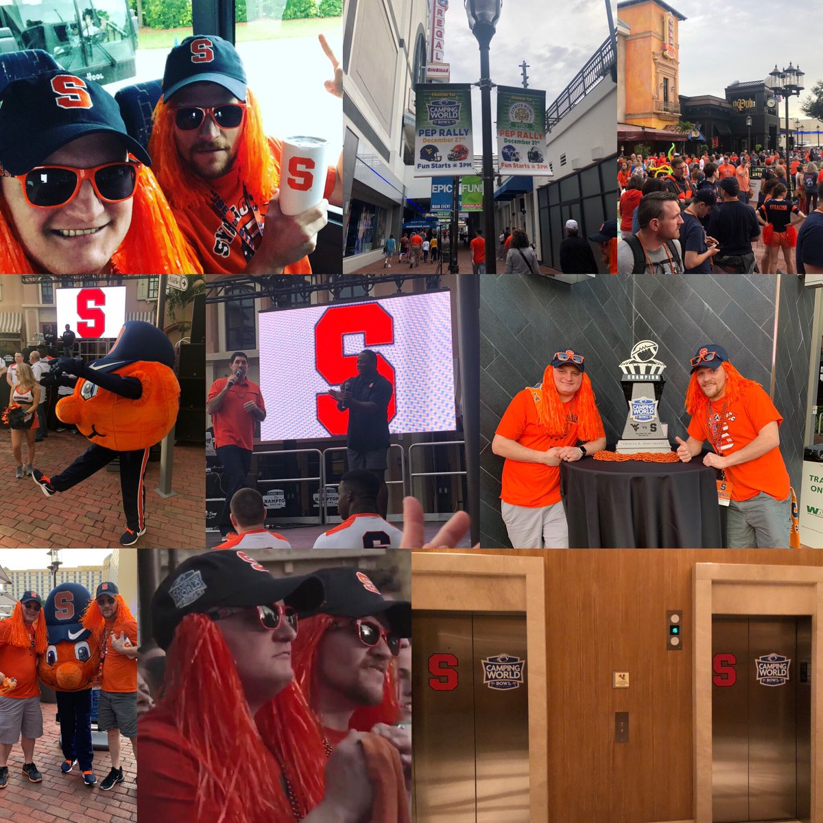 SyracuseSoldier's tweet image. Day 2 in Orlando #OrangeNation #PepRally &amp;amp; @disneySprings..🏈🍊 @CoachBabersCuse #CuseForTroops @IVMFSyracuseU @DrMikeHaynie @SyracuseOVMA @Cuse @CuseFootball @CWBowl @CWStadium #Syracuse #Orange #CWBowl #IVMFSyracuseU #SyracuseOVMA #CuseNation