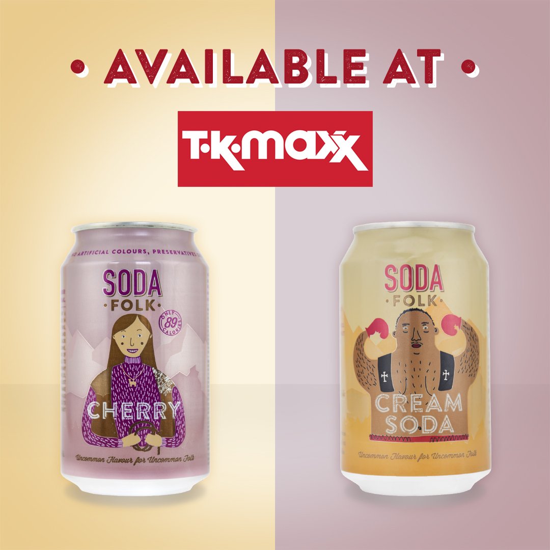 There's always a world of epic products to be found in TK Maxx, now there's an awesome soda there too... we might be a little biased...