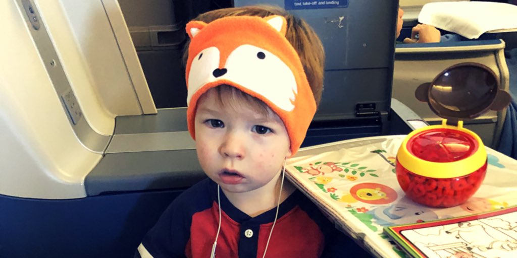 Fox headphones, a nice seat, Daniel Tiger, and Cheerios. Still, Jack is not amused.

#toddlertravel #familytravel #kidsonthego #littletraveler #tinybigadventure #delta #gowithnugget #havebabywilltravel #letthemexplore #simplychildren #atlantablogger #sandiegobound