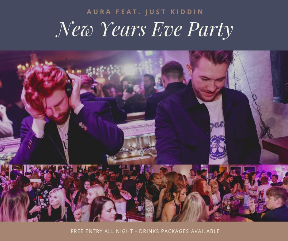 Year after year Aura hosts some of the best New Years Eve party's in Kettering. Then to top it off we supply the best tasting cocktails in town, so you know precisely how that's going to turn out for you and your friends... 😜

Leave 2018 with a memory! Tag your friends NOW!