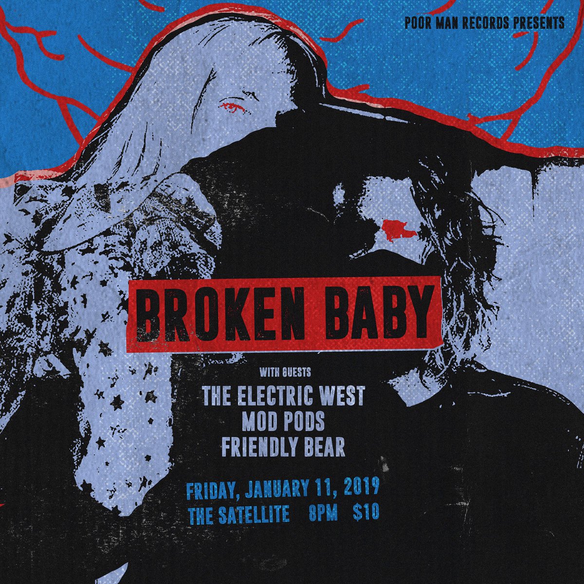 brokenbabybaby's tweet photo. Los Angeles! We’re taking over @TheSatelliteLA in TWO WEEKS! Friday night gonna be craaazy. Get your tickets: https://t.co/VqjbO8b3D3 https://t.co/doy3zUic4u