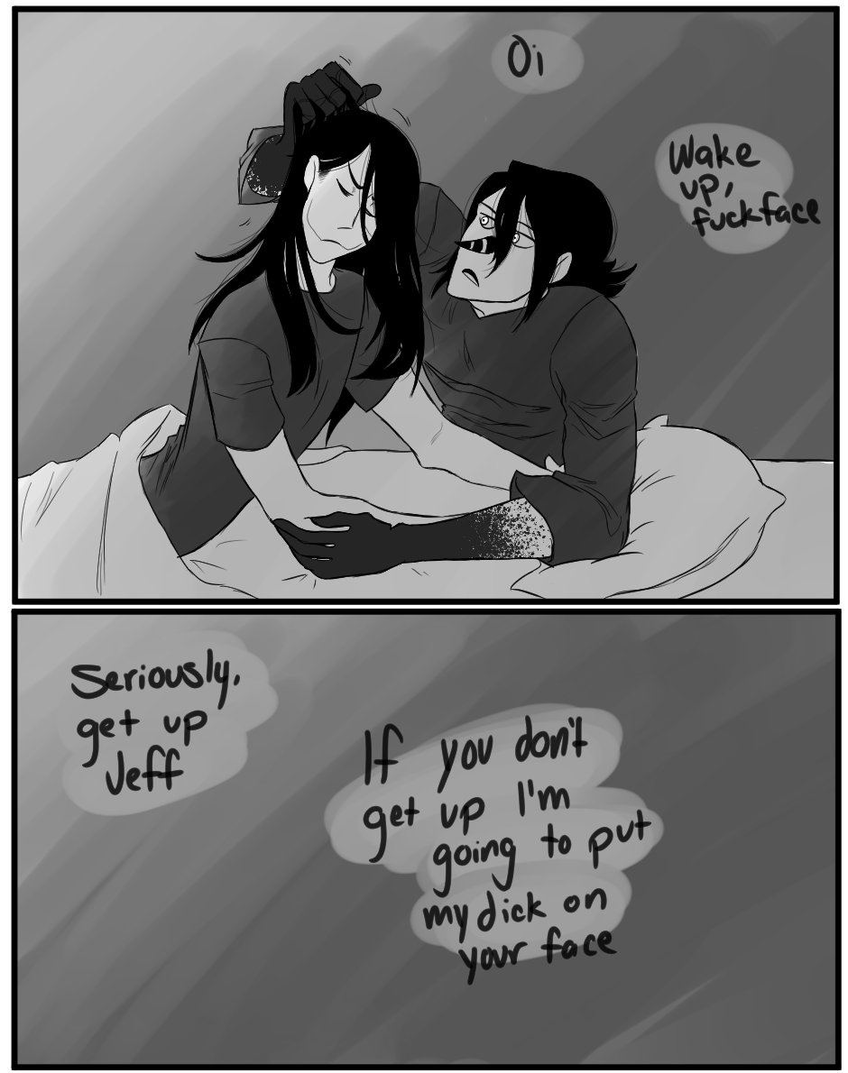 Jefftkillerr's tweet photo. this me every moring... 
NOT MY ART!
#jeffthekiller #creepypasta #laughingjack https://t.co/DCKXi4W61q