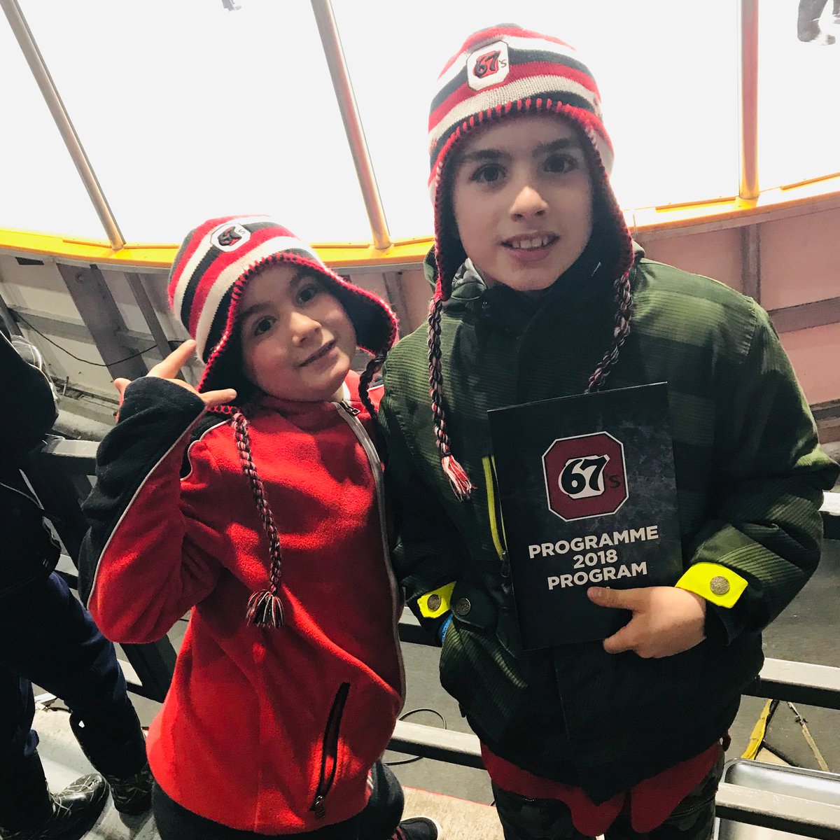 All the way from Toronto to cheer on the <a href="/Ottawa67sHockey/">Ottawa 67’s</a> ! Go team!