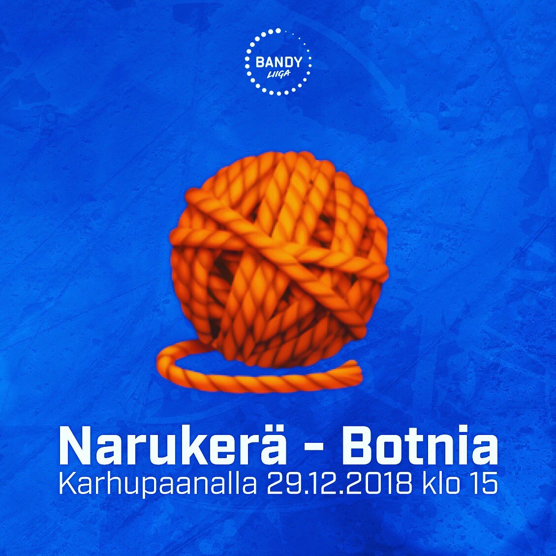 Huomenna edustusjoukkue matkustaa Poriin <a href="/Narukera/">Porin Narukerä</a> vieraaksi. Botnian avauskokoonpano julkaistaan tuntia ennen pelin alkua. 💙👊 #botniabandy #bandyliiga