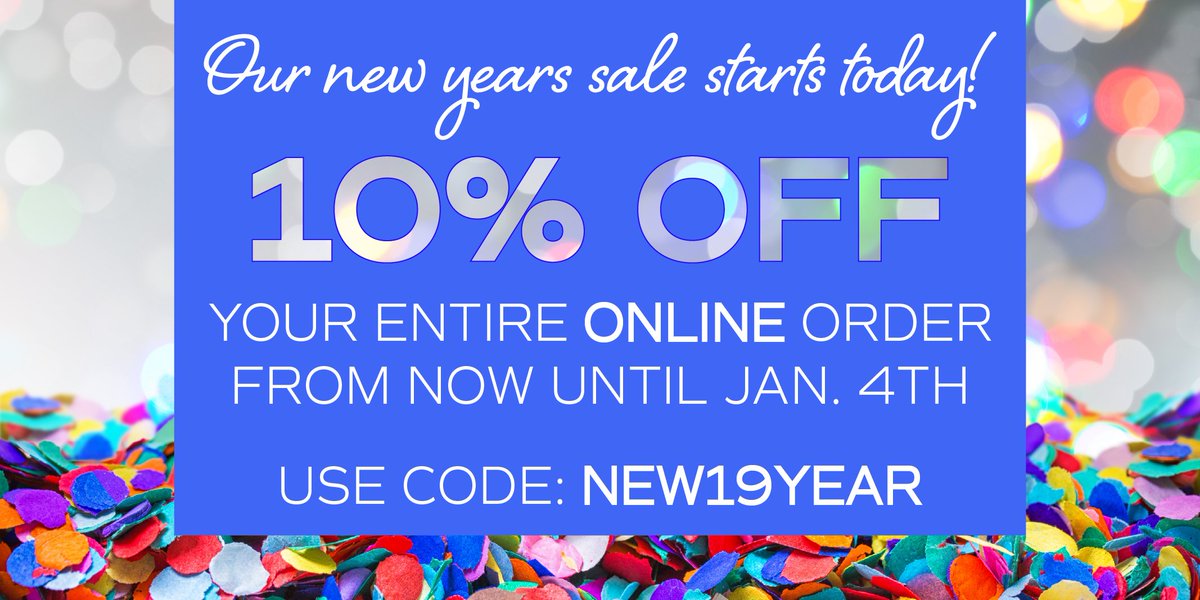BurrellSci's tweet photo. Ring in the New Year with 10% Off! https://t.co/wrhyjmCwSX