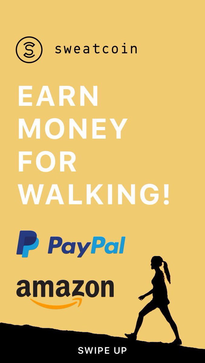 HelpfulMikeWpg's tweet image. If you’re gonna count steps you might as well get value for them!  Paid for walking!  sweatcoinapp.uk/i/miked976479 Check out this free app 👆 It pays to walk!