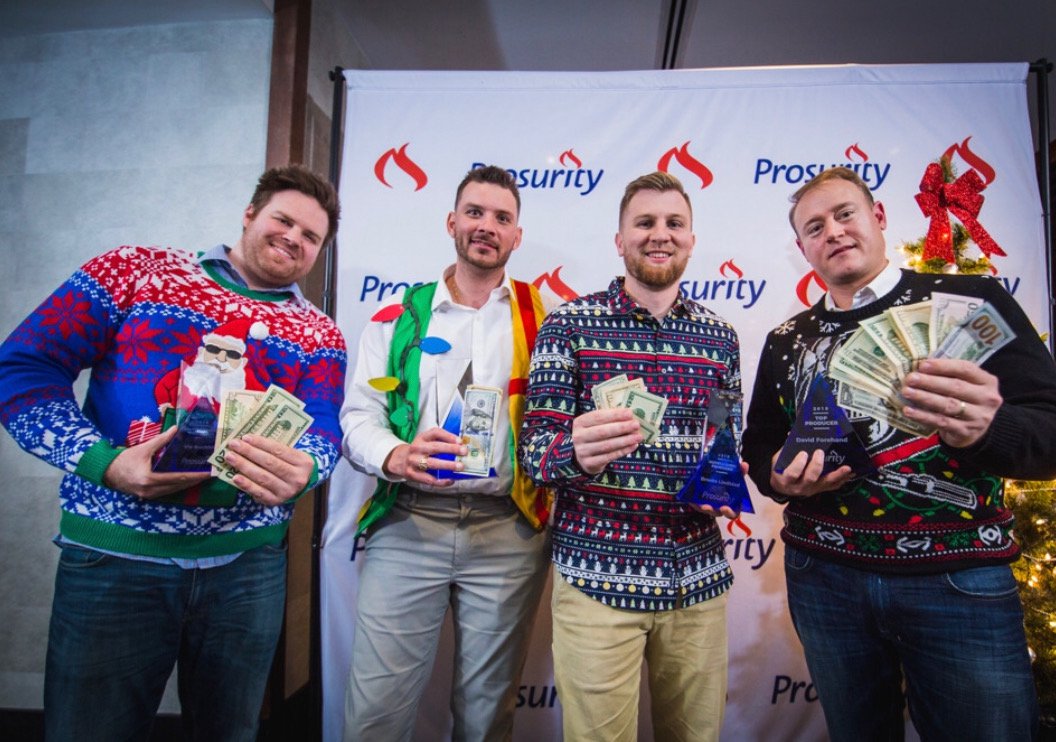 Prosurity's tweet image. 2018 Prosurity Holiday Party! Congratulations to our top producers! #prosurity #chimabraziliansteakhouse