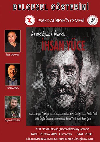 ihsanYucee's tweet photo. 26 Ocak 2019  Saat:20:00’da Eyüp Alibeyköydeyiz bekleriz... Bilgi için 02126250839 numaralı telefondan ulaşabilirsiniz... #ihsanyüce https://t.co/ZDa3uL4oz8