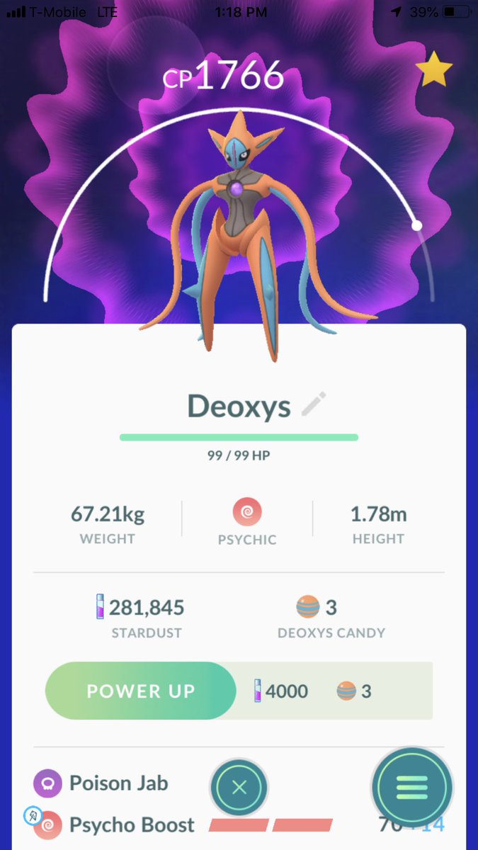 Hyperpotion2's tweet image. Got Deoxys #pokemonGO #nintendo