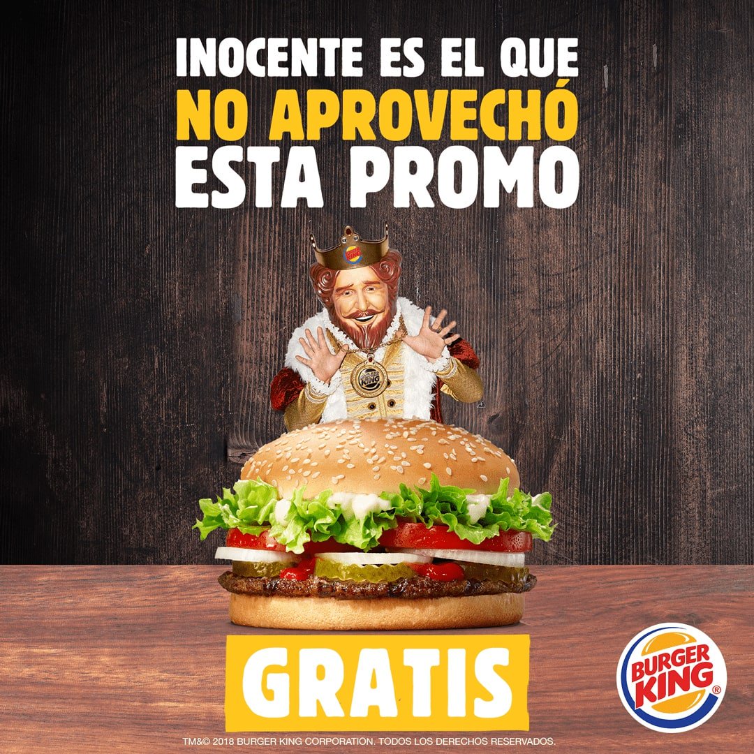 ArcosClaudio's tweet photo. @BurgerKingArg #CuponesInvertidosBK  feliz año 2019 https://t.co/T20rXtcYlb