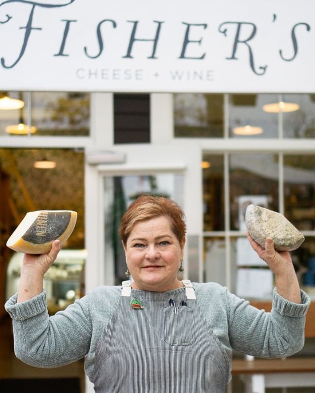 FishersCheese's tweet photo. 📣Attention, cheese friends! This just in: cheesemonger Cathy will be competing in the winter 2019 Cheesemonger Invitational and will be representing Fisher's! Join us in January as we cheer on Cathy and the rest of this year's talented mongers! 👏🏼🧀#t… https://t.co/sY9jjLzQ4N https://t.co/BJWjhmRJWY