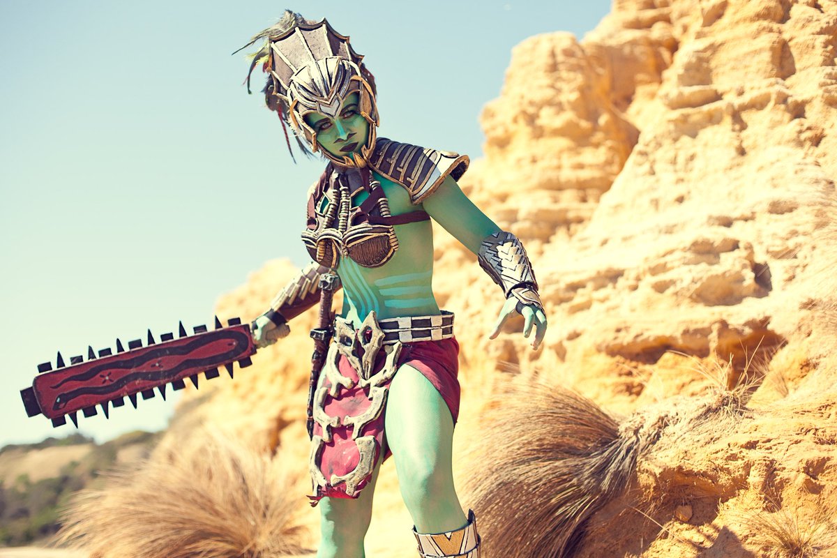 Throwback of my Kotal Kahn cosplay!Mortal Kombat character designs are my a...