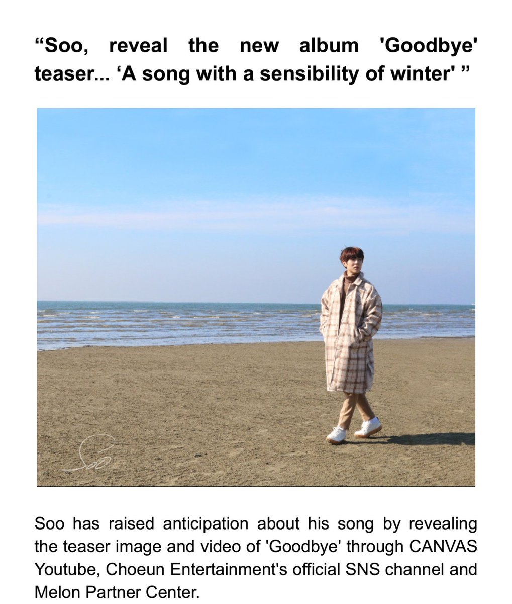 24kAnyway's tweet photo. Only 2 days left... 😍
Please share this article and give lots of love to Kisu's solo album release~

#수 #Soo #2nd_Album #Scheduler
#181231 #1200PM #ComingSoon https://t.co/ydwjygxz7P