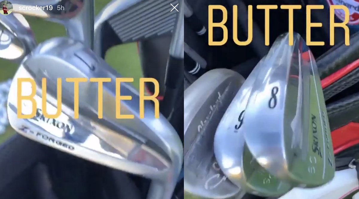 Appreciate <a href="/seancrocker11/">Crock</a> giving us a peek at <a href="/SrixonGolf/">Srixon</a>'s Z-Forged prototype irons. 👀 bit.ly/2RnqhuR