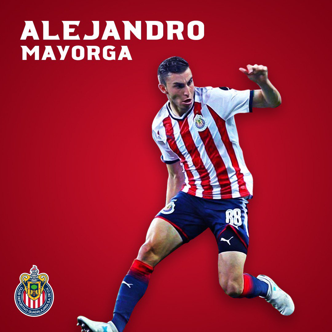 Con pasión y entrega <a href="/AlexMayorga97/">Alejandro Mayorga</a> por el equipo más mexicano. Bienvenido a <a href="/Chivas/">CHIVAS</a>