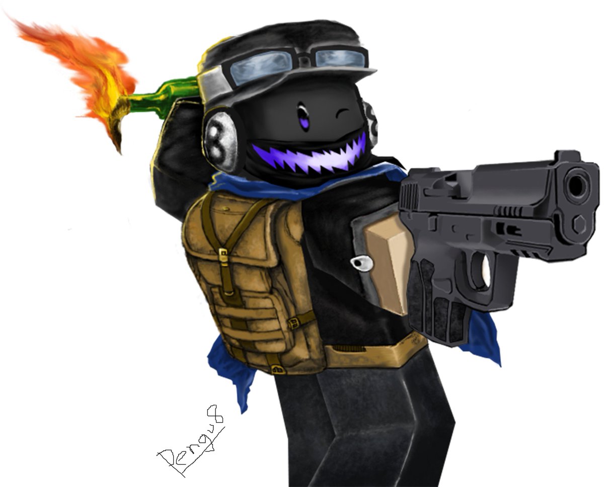 Pengu8m8's tweet photo. Happy Holidays! Done with ANightonCloudNine's request. Check it out on RedBubble! #ROBLOX 
https://t.co/19VhUfD7jr https://t.co/Qcbq1FpkxB
