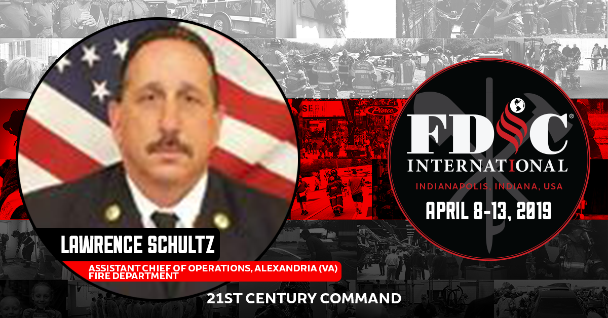 FDICevent's tweet photo. LARRY SCHULTZ is a 39-year veteran of the fire service, currently serving as the Asst Chief of Operations, for the City of Alexandria VA Fire Dept. Read full bio: https://t.co/ookgEzSr6l

Check out his session: "21st Century Command" on the Monday of #FDIC2019 #SpeakerSpotlight https://t.co/OcvXoIzdIt