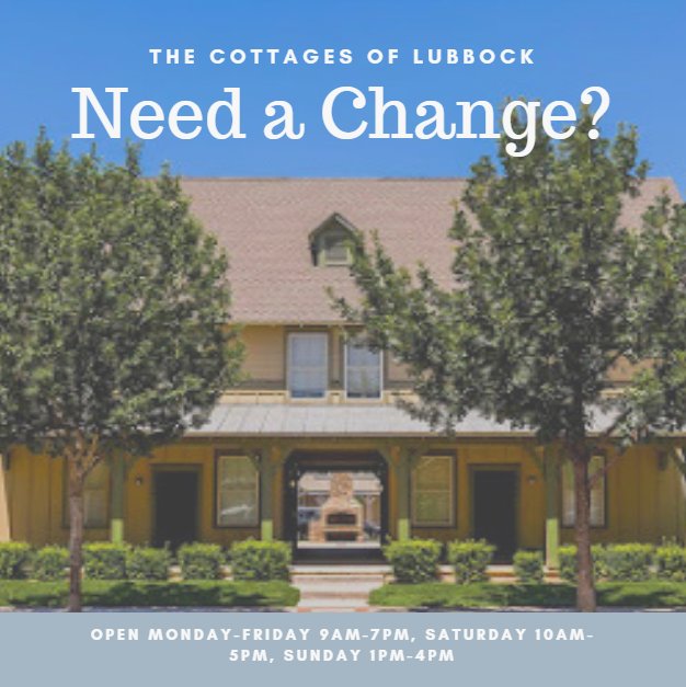 CollectiveTTU's tweet photo. Needing a change from your apartment? We have spaces available just for you! #liveclose #livecottage #frontporchliving https://t.co/hku9OzHAYz