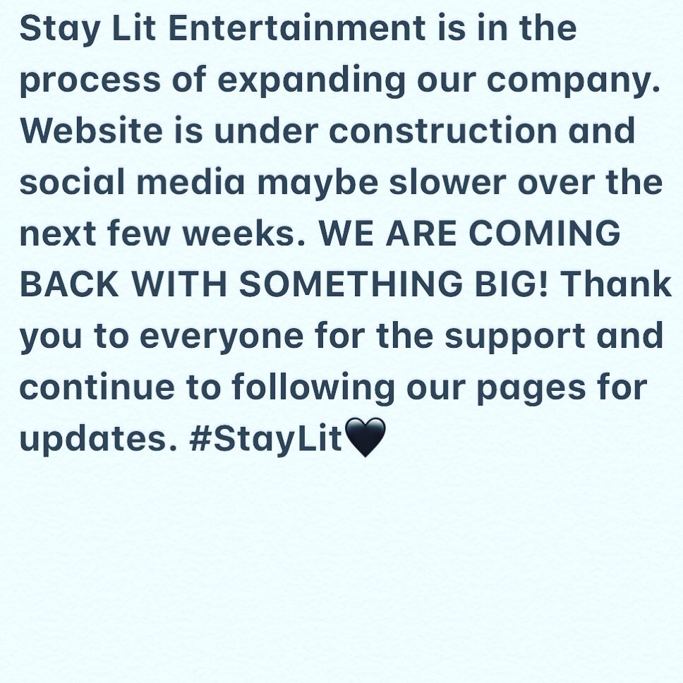 StayLitEvents's tweet image. Thank You🖤