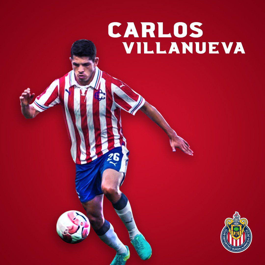 Bienvenido al rebaño <a href="/CharliCvl/">carlos villanueva</a> ¡A darlo todo por <a href="/Chivas/">CHIVAS</a>!