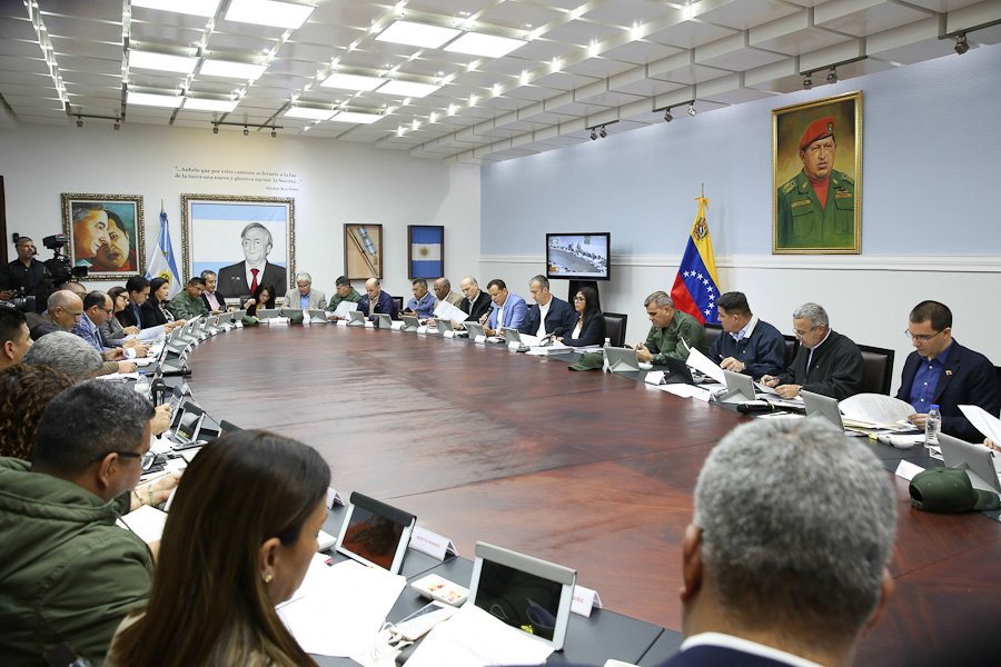 PresidencialVen's tweet photo. #Noticia 📰 | Vicepresidenta Ejecutiva @DRodriguezVen dirige Consejo de Ministros 387 https://t.co/Mxvd6TPkiU @NicolasMaduro https://t.co/1OD0uA5t8Y