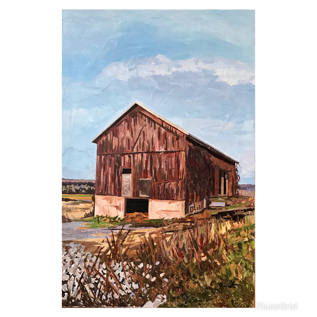 Josh Moulton On Twitter New Painting The Weathered Barn