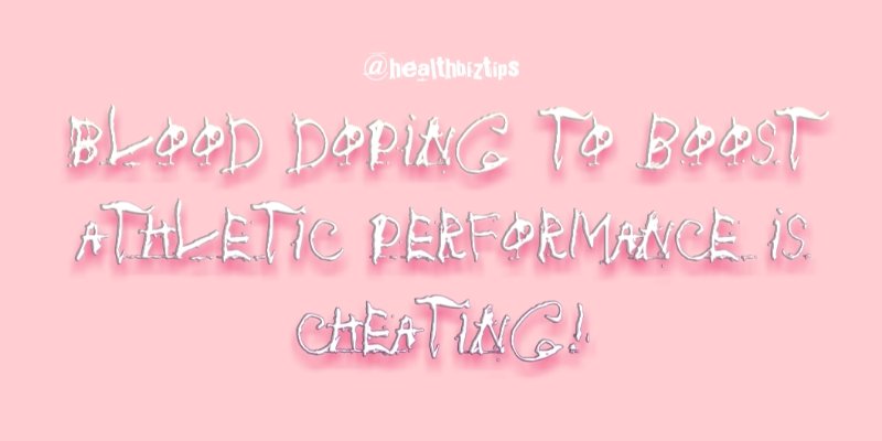 Healthbiztips's tweet image. Blood doping: How Athletes Cheat the Game
nursestutorial.blogspot.com/2018/12/blood-… #blooddoping
