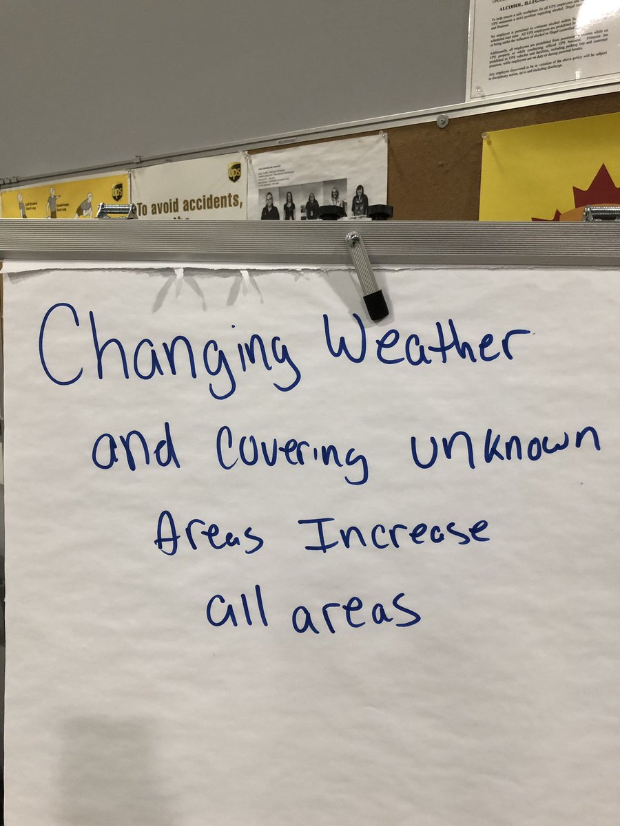 Expected a storm today and had guys covering different areas stay safe