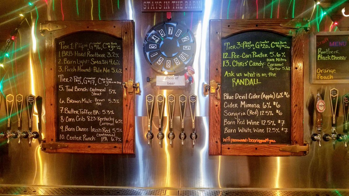barnbrewers's tweet photo. TGIF! We're celebrating the last weekend of the year...and anything else that you'd like to celebrate. 😉 🍻 Live music starts at 7pm. #Lawtonmi #Mibeer #ontap https://t.co/P05MU1Hgze