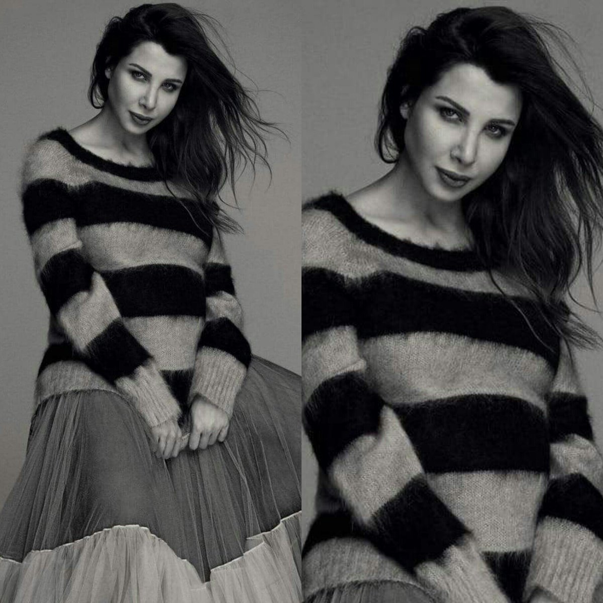DinaAns22's tweet photo. I love the simplicity of this photo with the charming elegance of @NancyAjram 💕💕💕 https://t.co/BIi9ugpl0B