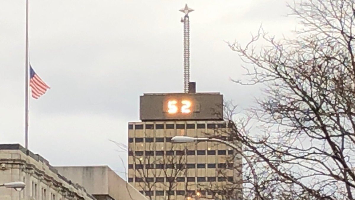 I could used to 50 degrees+ Fridays in December in downtown Syracuse. Last Friday, a record of 65 @ the airport. Yes it will get cold & a little snowy this weekend, but it’s NOT going to last.(I love saying that) Warm enough for rain on NYEve. #supercasualFriday #warmweekendintro