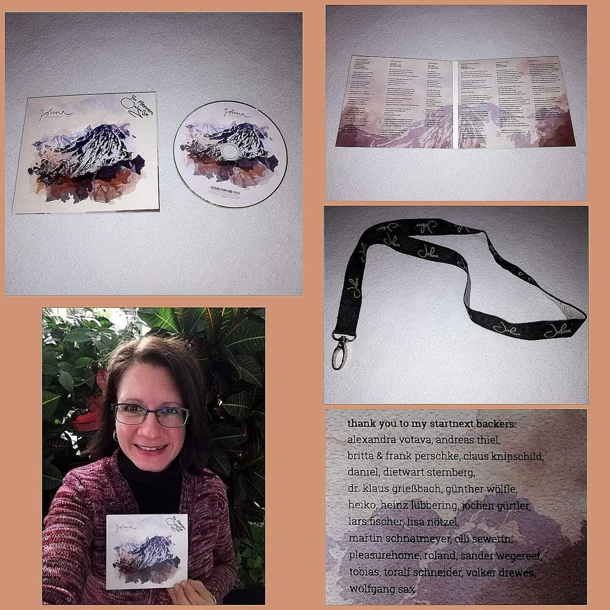 Alexandra__73's tweet photo. @johna_music New cd "Mountains" out now - awesome songs! 😍 #cd #ep #album #release #singer #songwriter #musician #songs #music #newmusic #popmusic #mountains #lanyard #crowdfunding #startnext @startnext https://t.co/aJrBqYZKFn