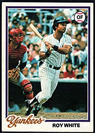 fenway1912's tweet photo. The 1978 Topps Roy White is not only one of the best baseball cards of the era, but also a great card of Carlton Fisk. @70sBaseball #rediscovertopps https://t.co/bH9XpL2xNb