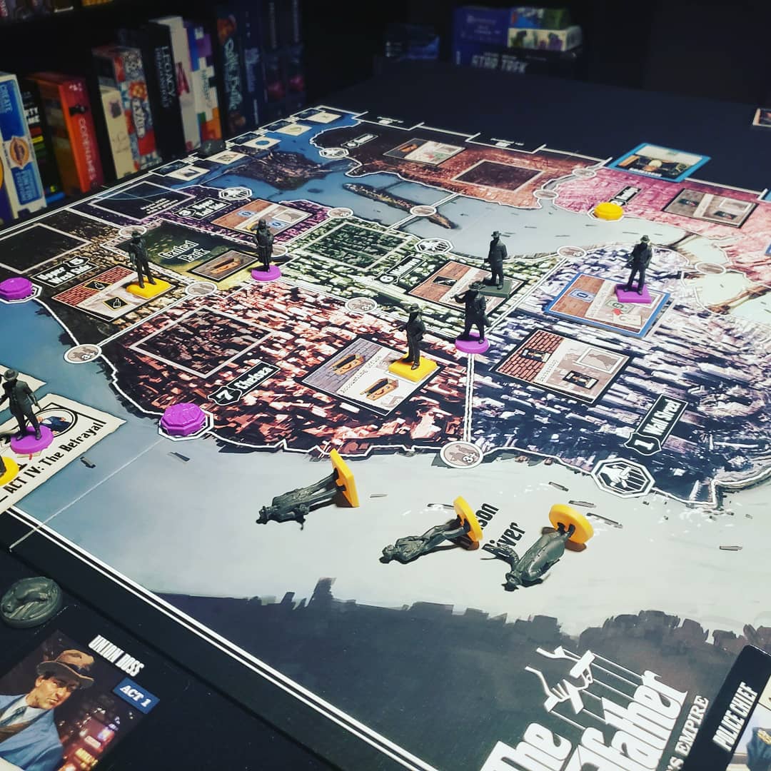 LuLuGameShop's tweet photo. You go against the family and you sleep with the fishes. But seriously is there anything better than family time during the holidays? 

@eric_lang @cmongames #boardgames #boardgame #gamenight #analoggames #tabletop #tabletopgame #cardboard #Godfather https://t.co/cxff3kG6XP
