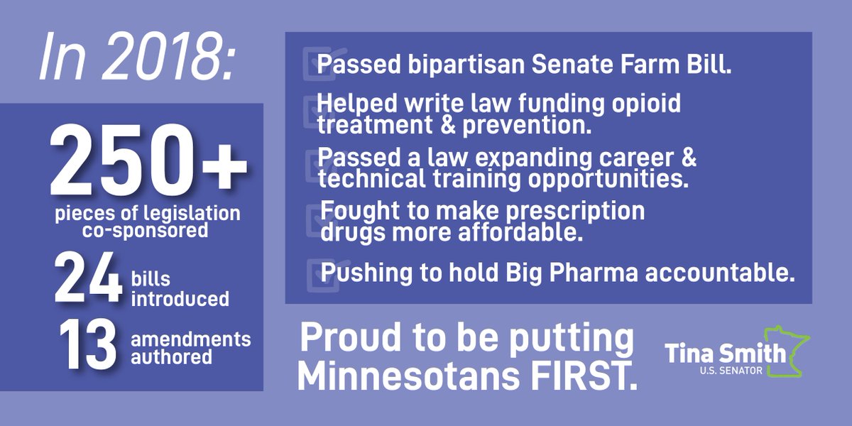 Tina Smith On Twitter 2018 Was Filled With Ups And Downs But