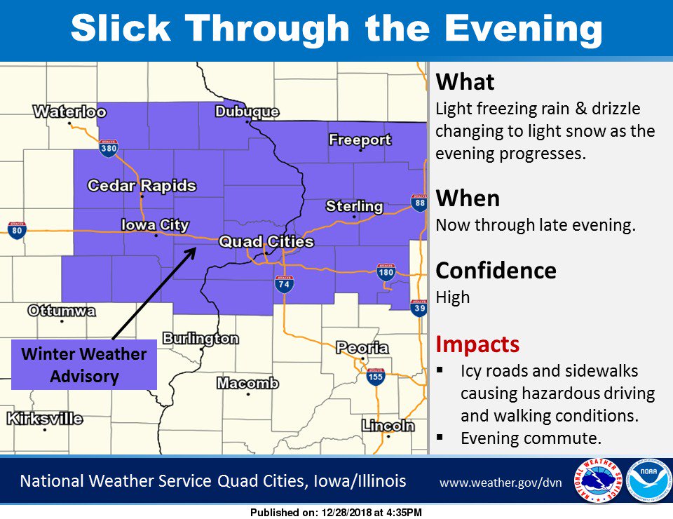 Nws Quad Cities On Twitter Winter Wx Advisory For Light Freezing