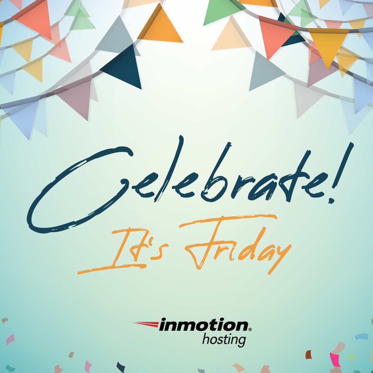 inmotionhosting's tweet photo. Celebrate! It's Friday! The weekend is almost here!
What's one thing that you're thankful for this past week? Let us know in the comments below!
#InMotionHosting #Friday #Celebrate #Thankful #SoMuchToBeThankfulFor #BuildAWebsite #LaunchWebsite https://t.co/y3LRRA28QM