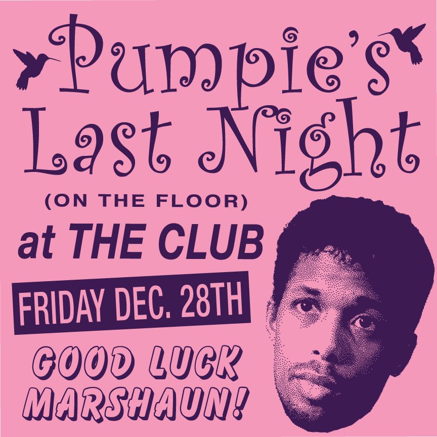 It’s so hard... too say goodbye-ee-eye to yesterdaaayaay-heee!! Come wish Pumpie good luck tonight!