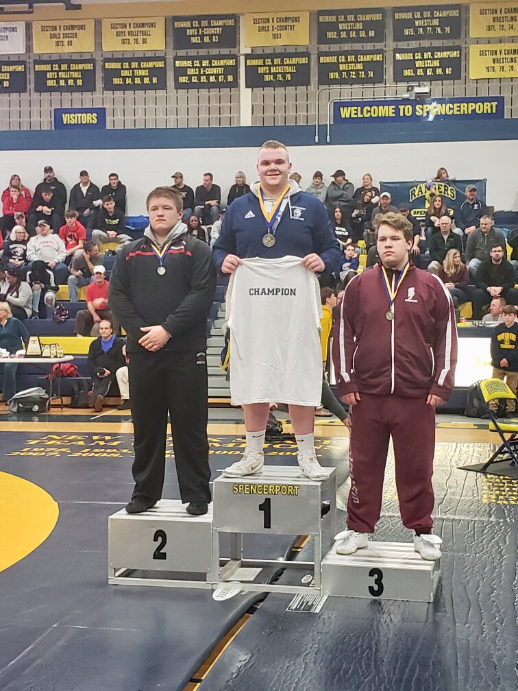 scrane1970's tweet photo. FIRST PLACE CHAMPION!! 🥇🤼‍♂️ #teikebernabi #teike @GatesChiliHS @GCSDSpartans @gc_wrestling1 https://t.co/2k7I4GZTtJ