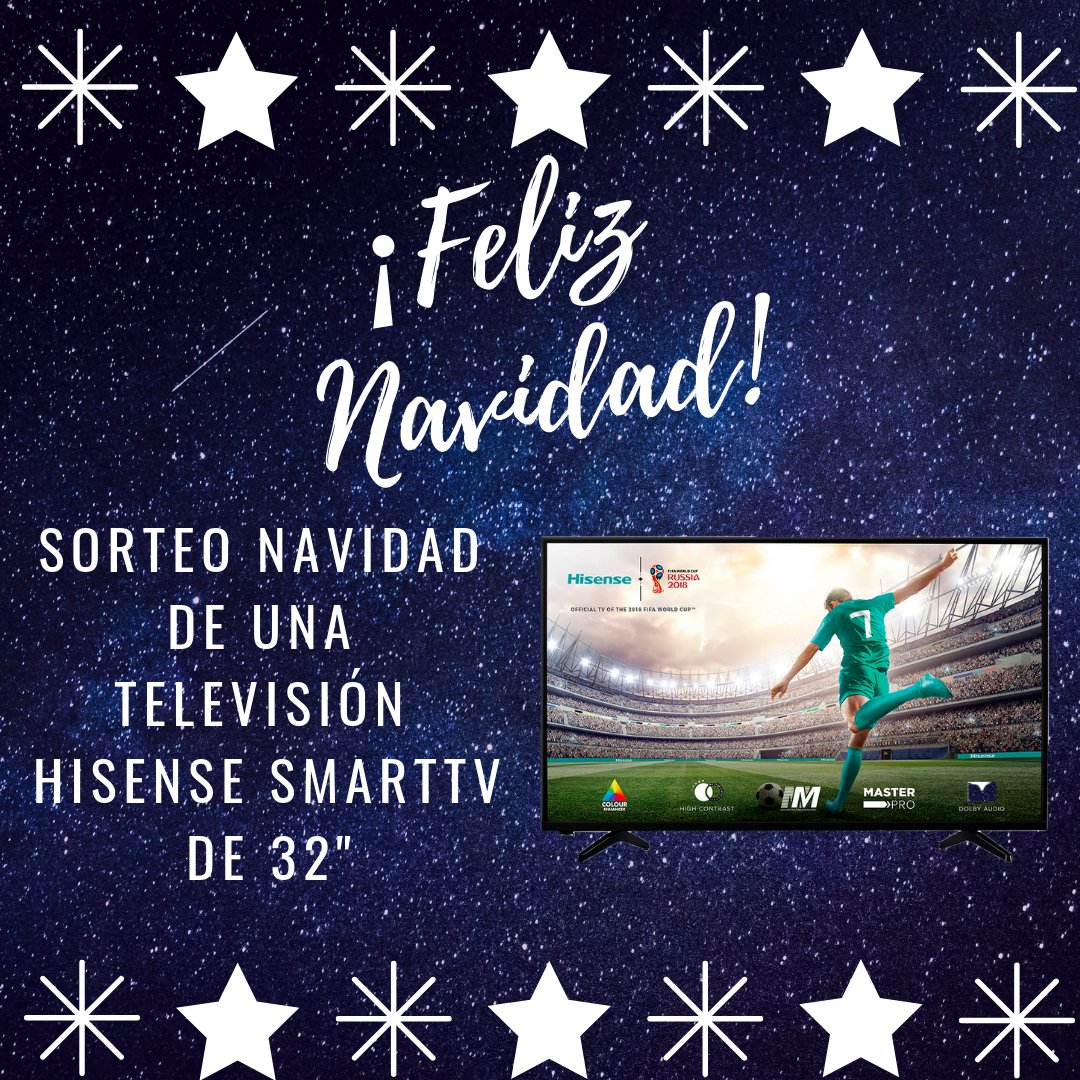 Sorteo Navidad Gratis Televisor Hisense - mailchi.mp/03670fd03247/s…