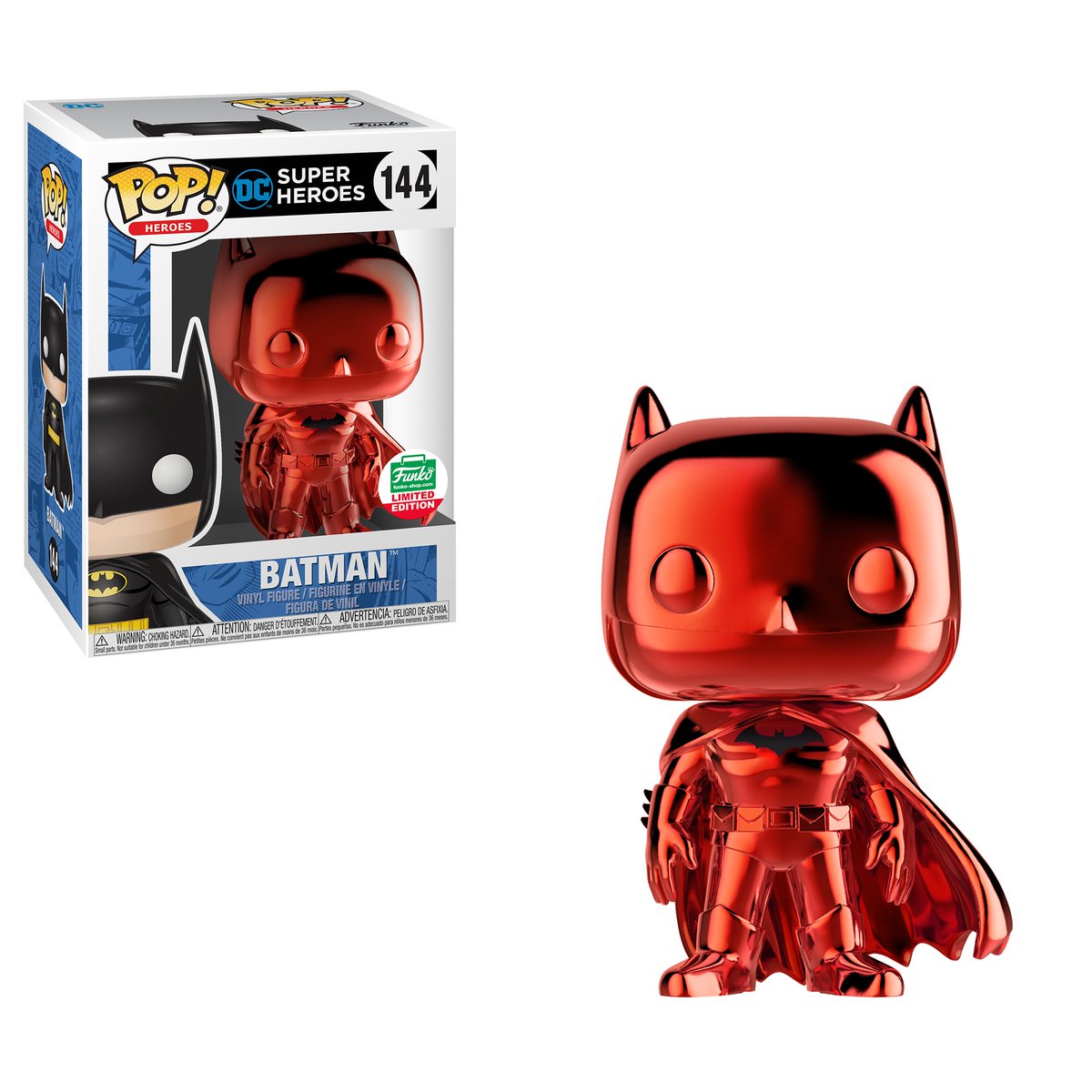 RT & follow @OriginalFunko for a chance to win a Funko Shop Exclusive Red Chrome Batman Pop!